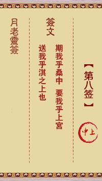 观音灵签第8签