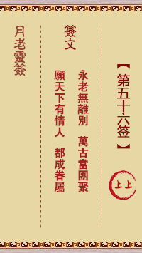 观音灵签第56签